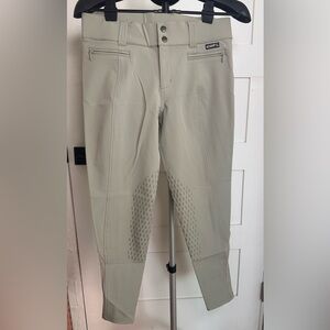 Kerrits Silicone Knee Patch Riding Breech Tan Medium